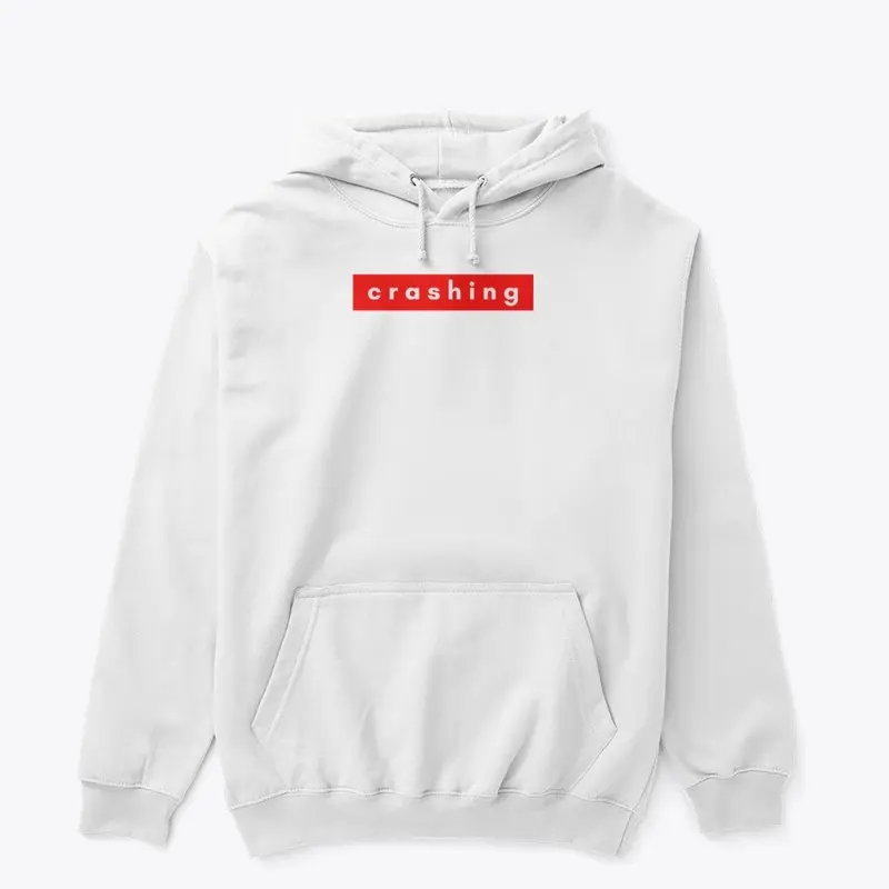 Crashing Block Logo (Red Logo) Hoodie